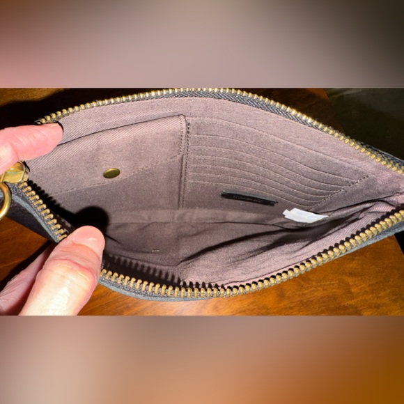 Madewell Leather and Calf Hair Animal Print Clutch - Picture 4 of 10